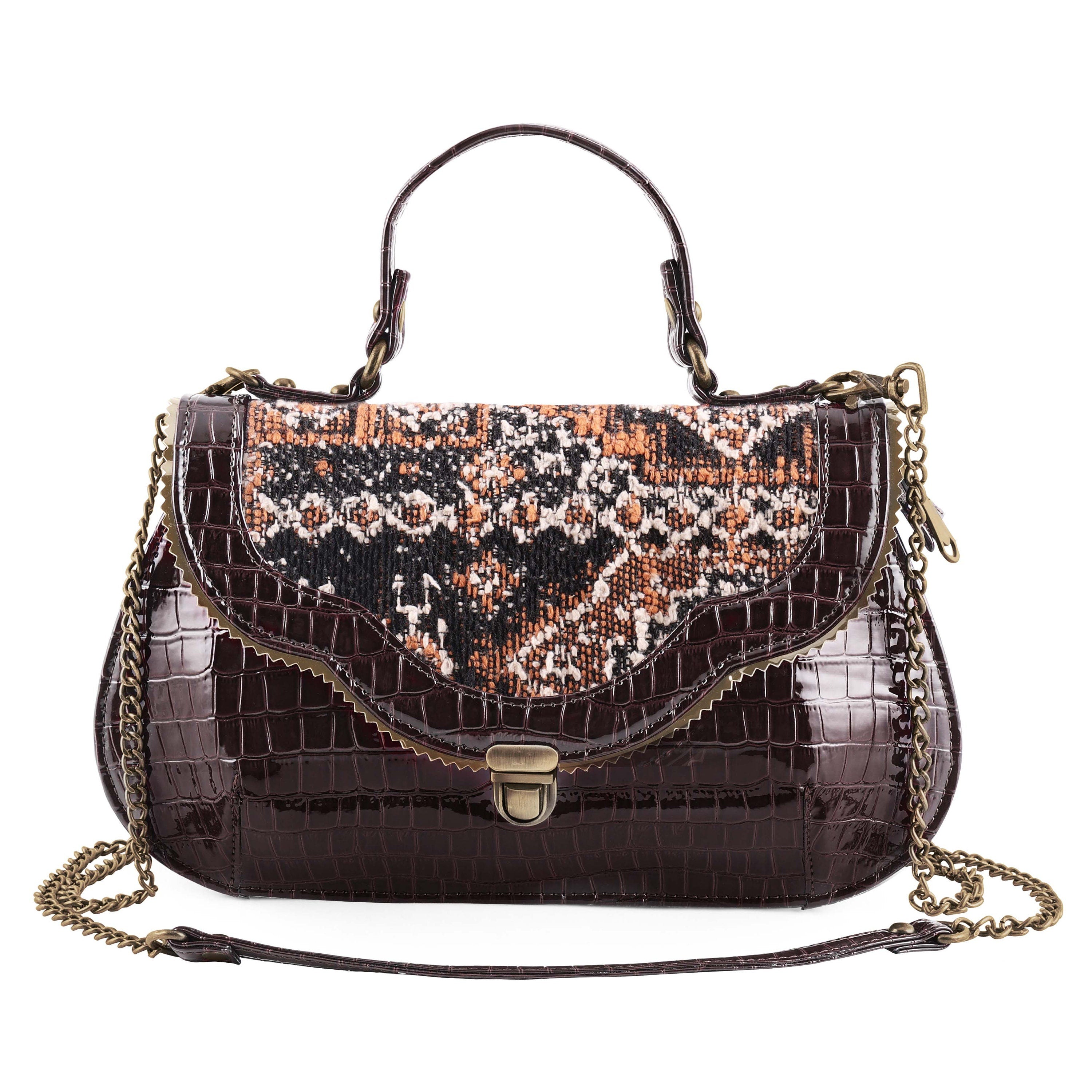 Rudhira Crocodile print stylish handbag – Rudhira world